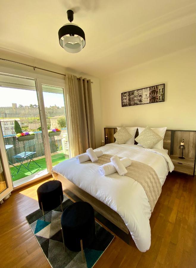Maison Face A La Cite Каркасон Екстериор снимка